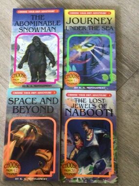 Book Set - Blue, Green, Pink, Orange Covers